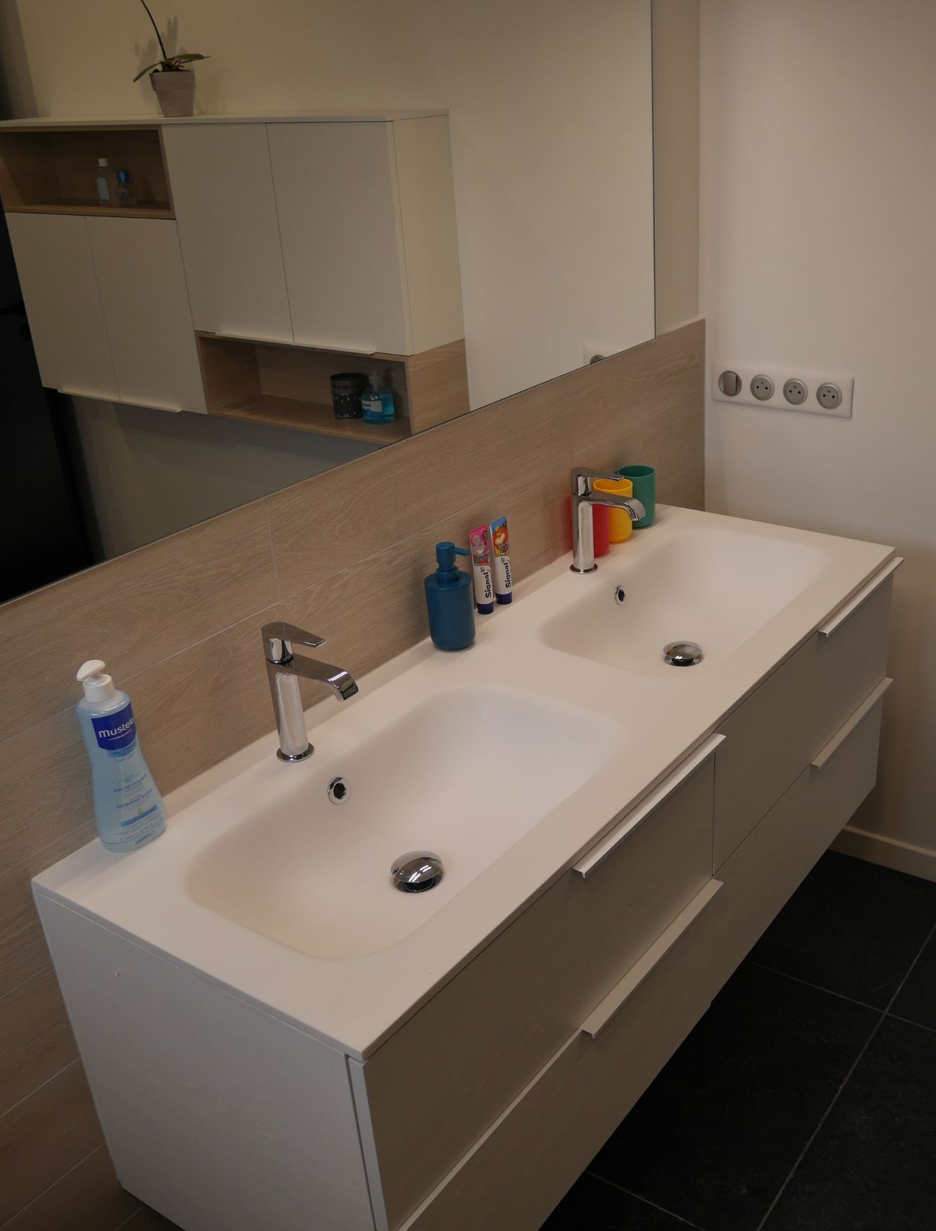 projet &agrave; cout maitris&eacute; d'une salle de bain double vasque