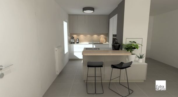 rénovation partielle d'une maison de ville à brest