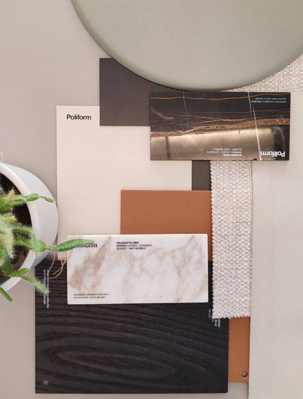 planche de mati&egrave;res pour une r&eacute;novation de maison &agrave; brest