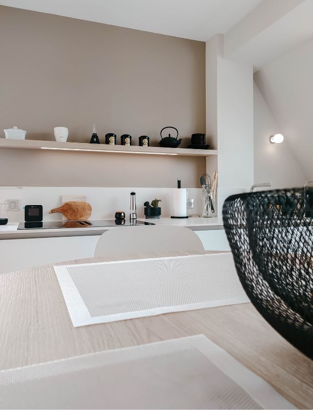 aménagement d'une cuisine équipée